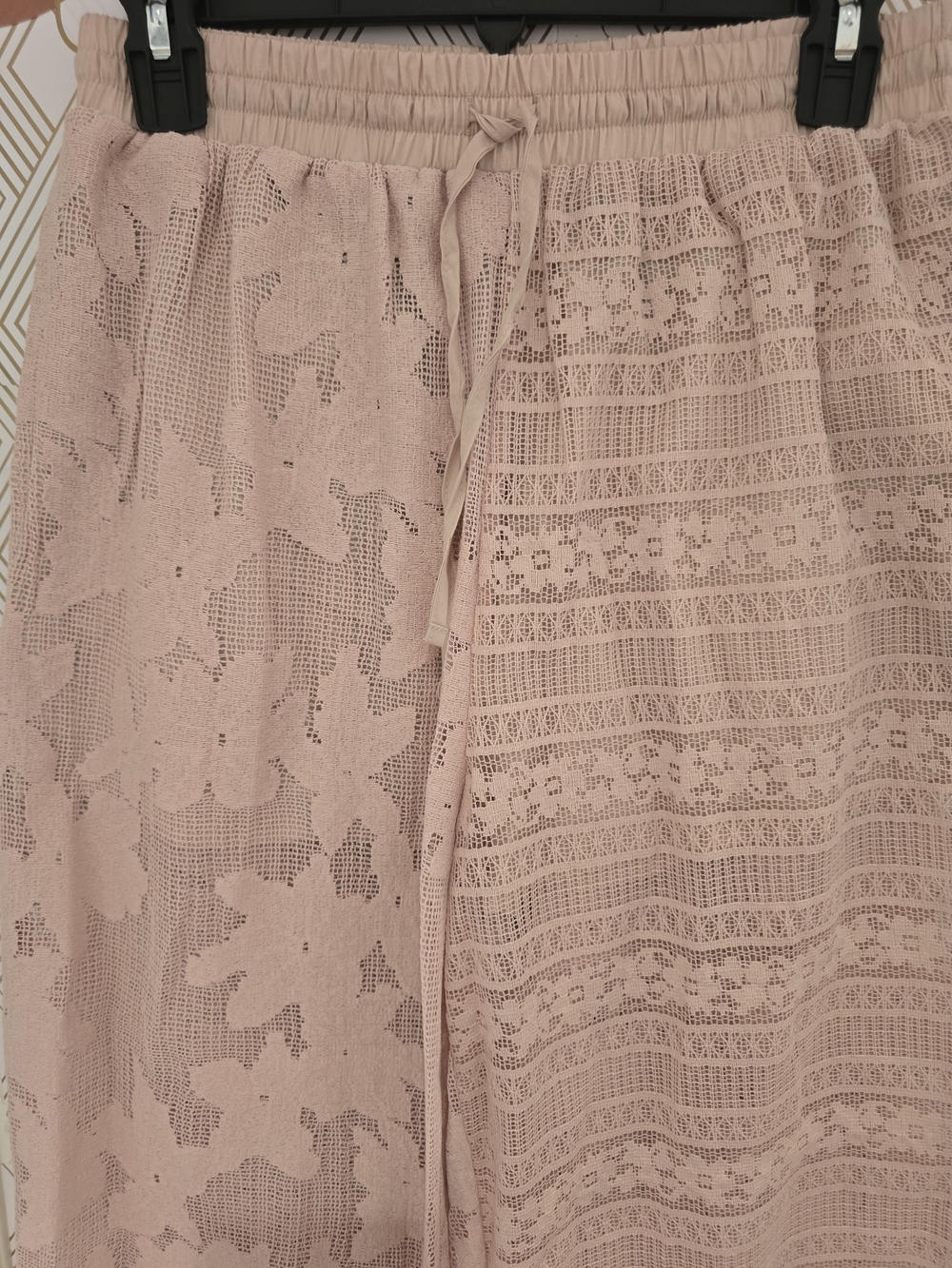 And Now This Lace Drawstring-Waist Wide-Leg Pants Macy's Exclusive - Picture 6 of 7